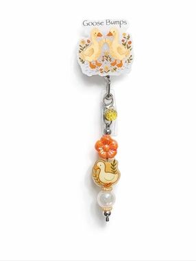Goose Bumps Badge Reel ID Holder Badge Clip Alligator Clip